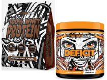 100% WHEY PROTEIN 30 SERVES PLUS DEFICIT CLINICAL 50 SERVES TWIN PACK by FACTION LABS